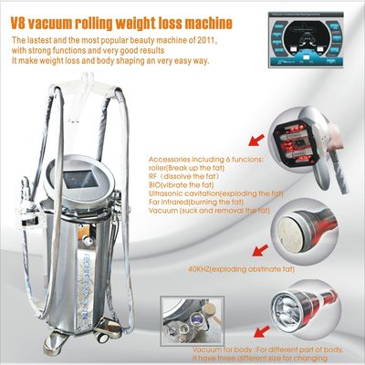 Roller + RF + BIO + Ultrasonic Cavitation + Far Infrared + Vacuum Slimming Machine